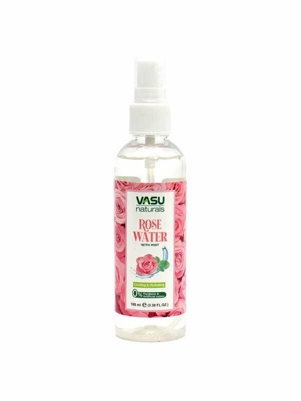 РОЗОВАЯ ВОДА с мятой, ВАСУ , спрей / ROSE WATER with mint, 100 мл.